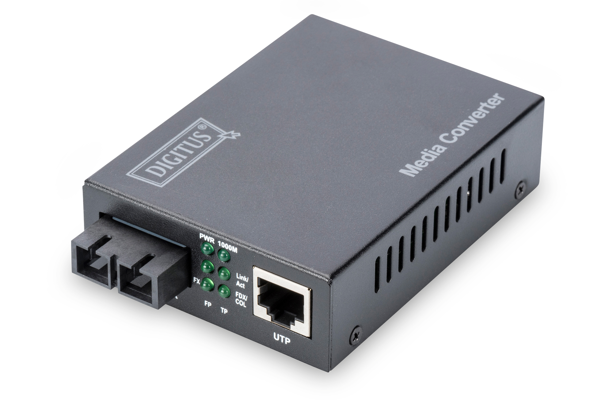 Gigabit Media Converter, RJ45 / SC