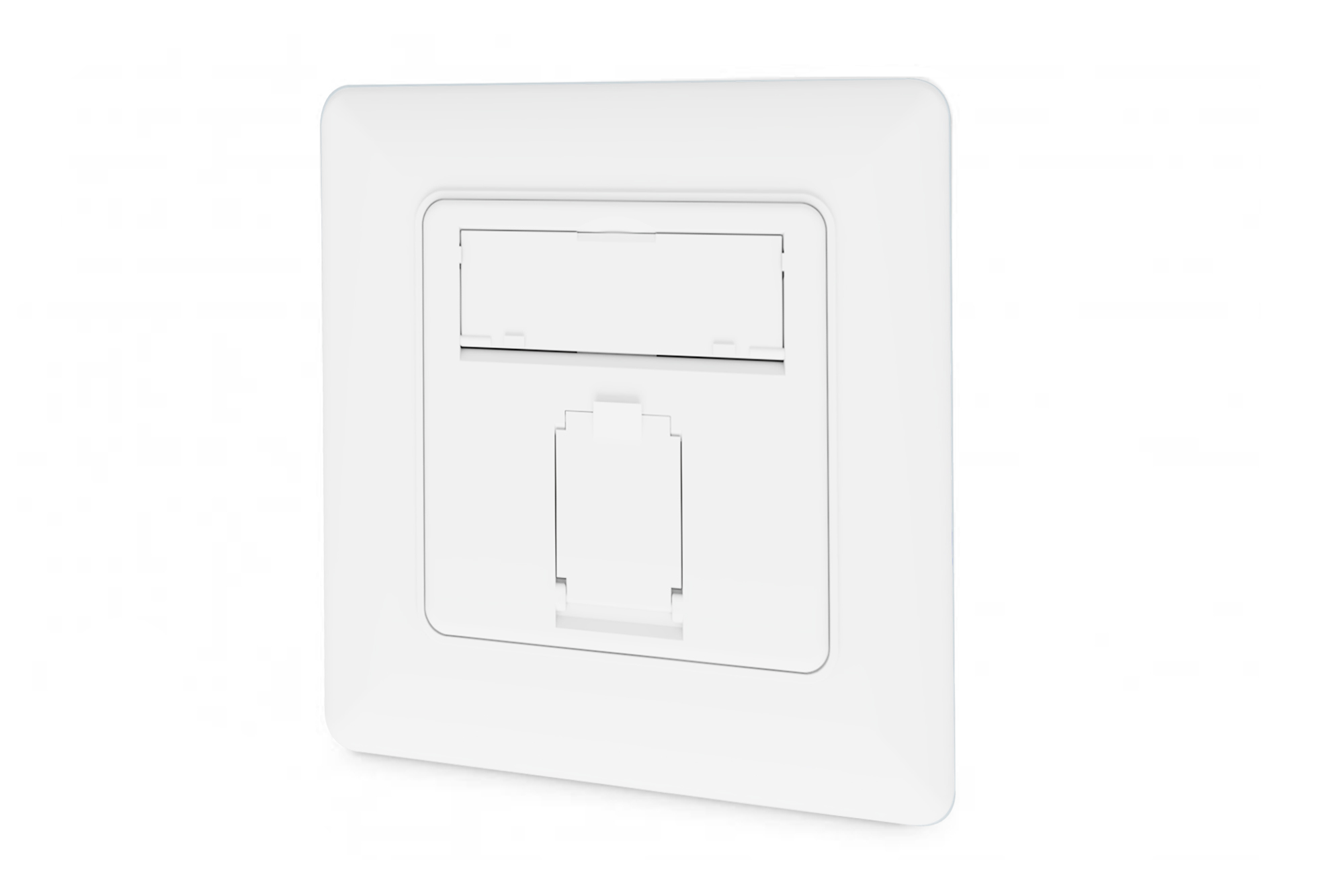 DIGITUS Netzwerkdose CAT 6A Klasse EA Geschirmt 1xRJ45 White