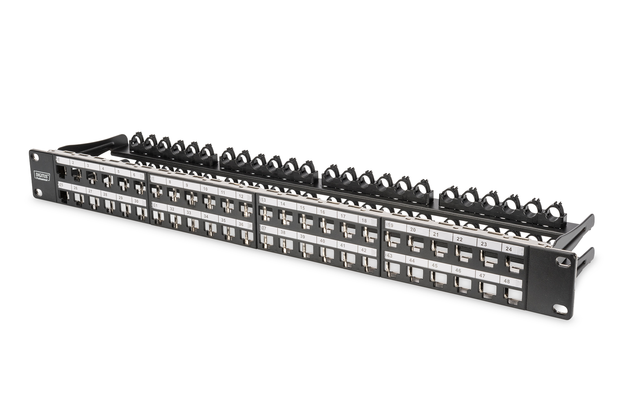 Modular High Density Patch Panel, shielded