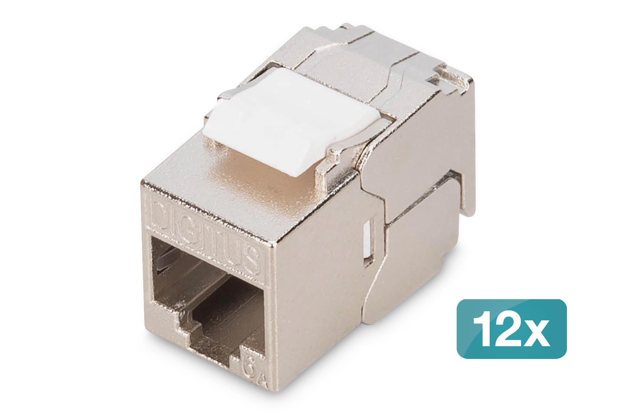 CAT6A Shielded Keystone Module - 12 Pack