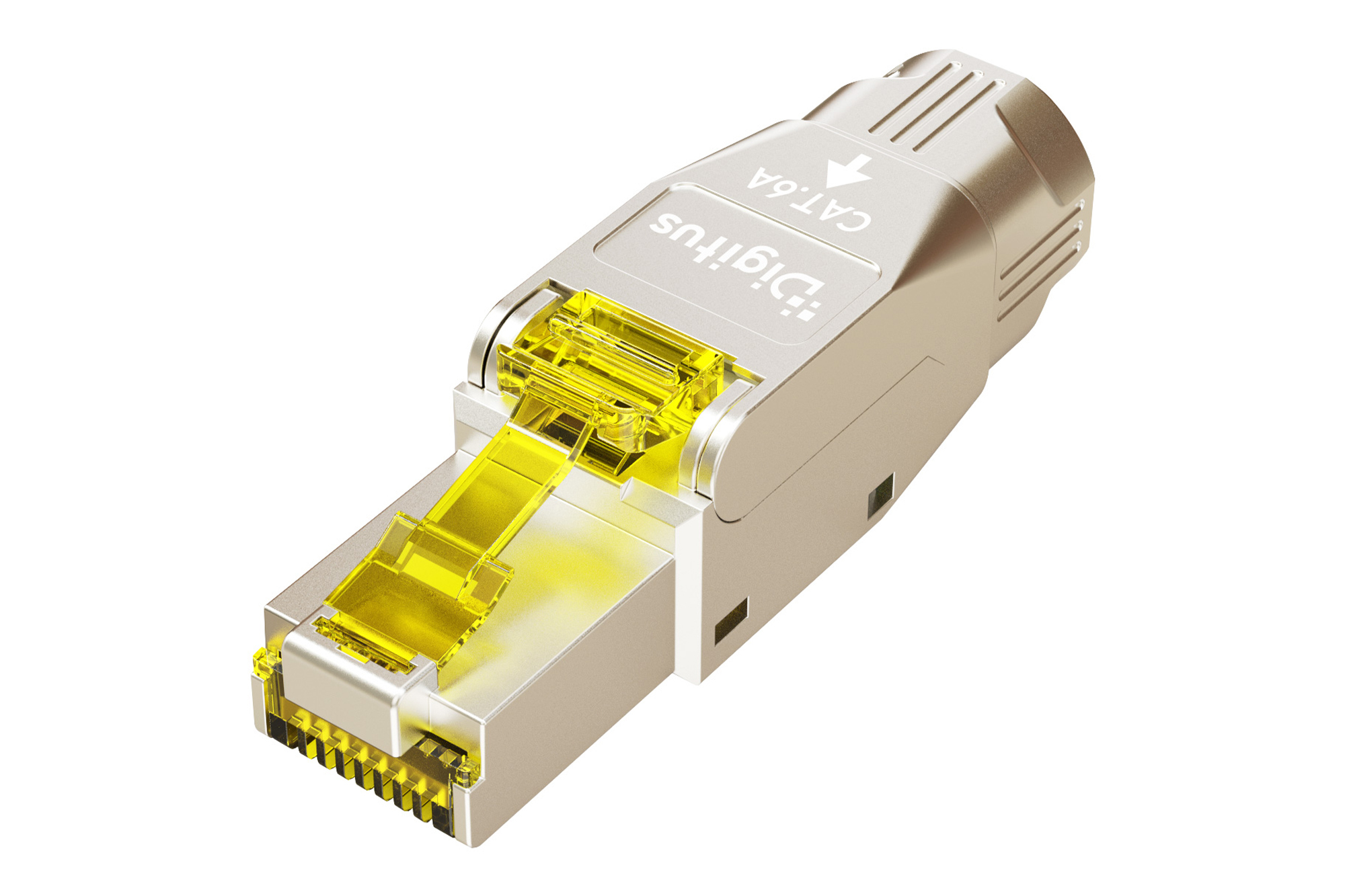 CAT 6A field connector, AWG 22-27, supports up to 4PPoE, IEEE802.3bt
