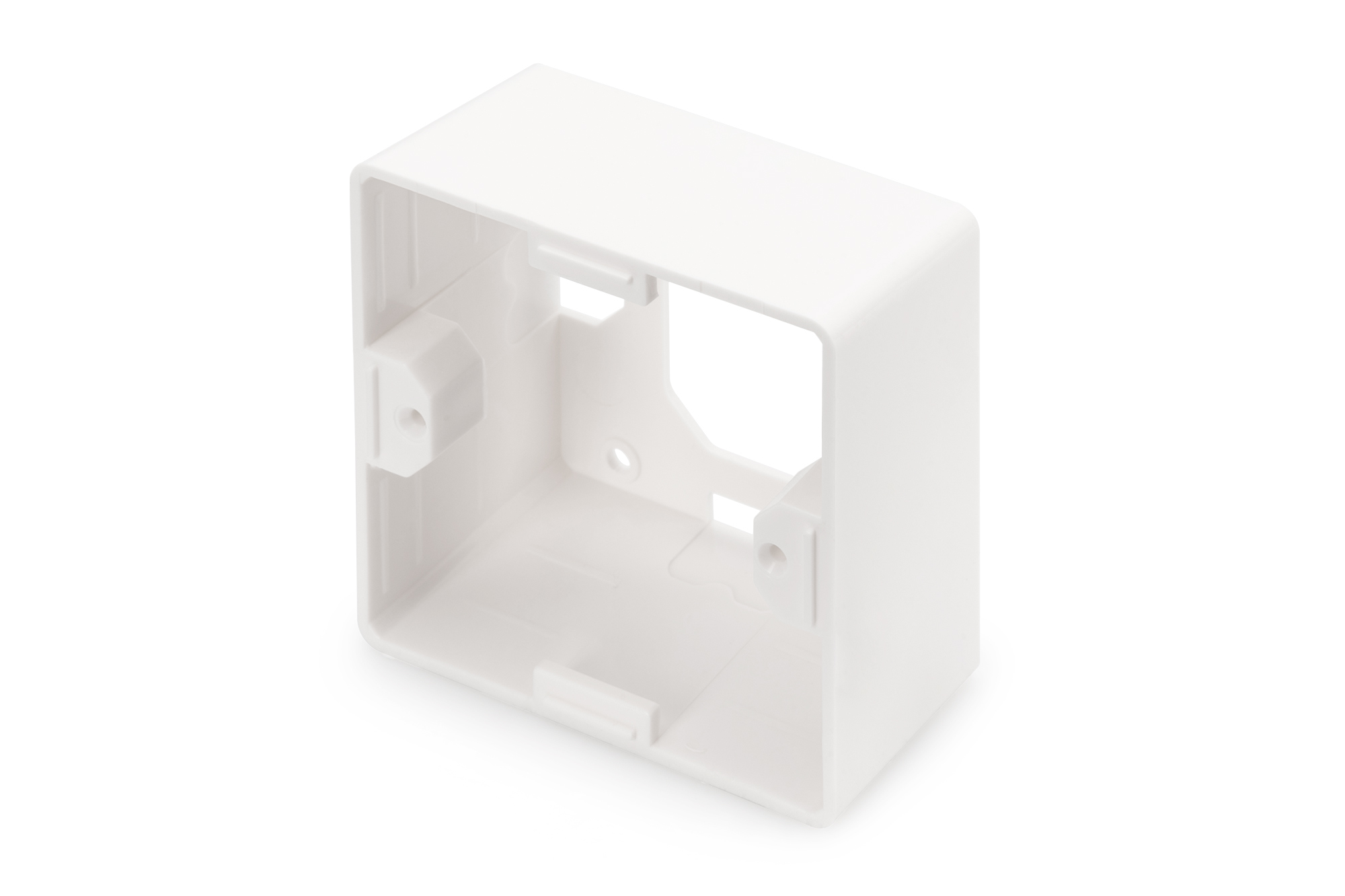 Surface Mountbox 80x80 mm for Keystone Walloutlet, German Type