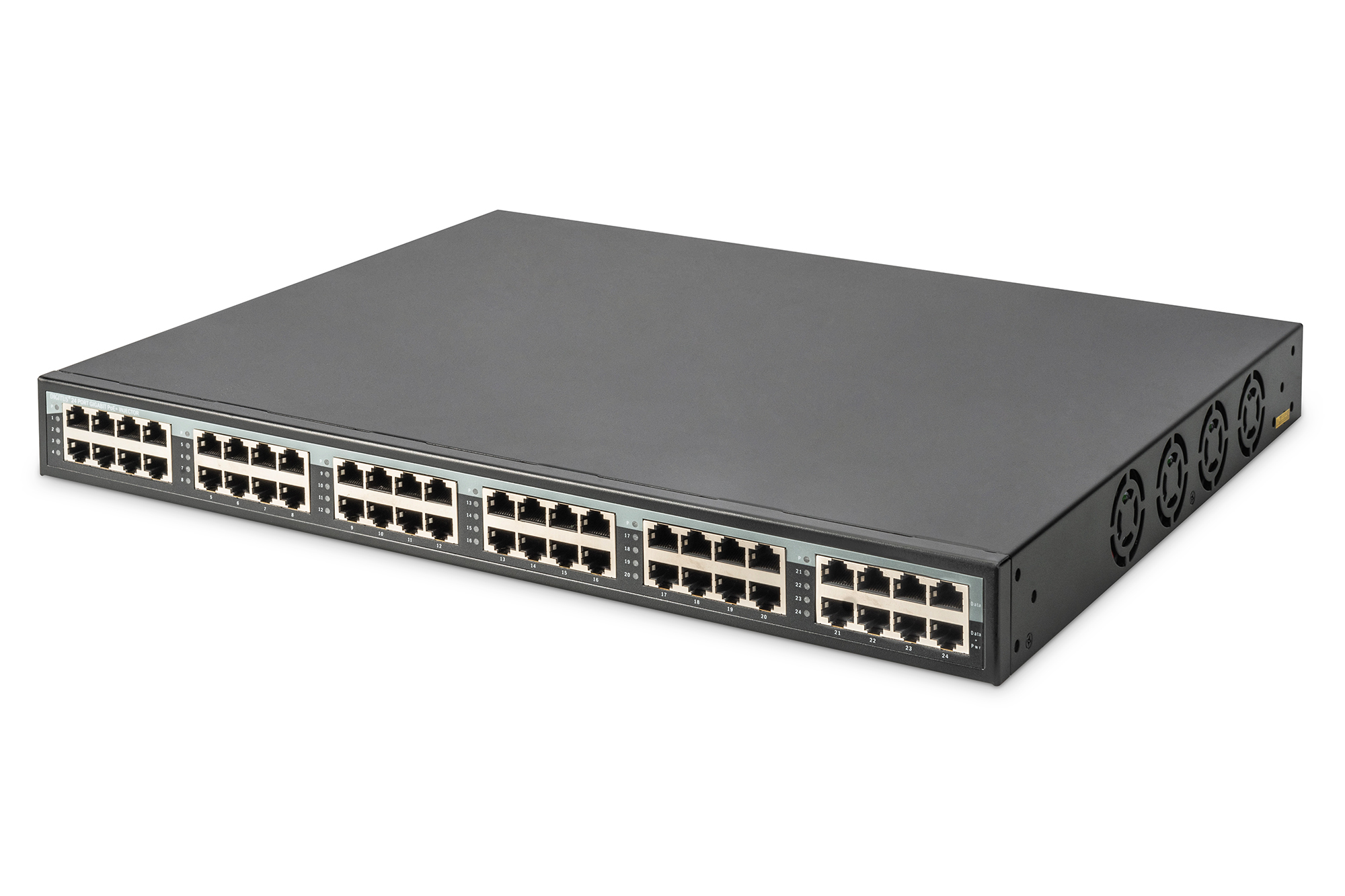 Digitus 24 Port 10G Ethernet PoE+ Injector, 802.3at, 370 W