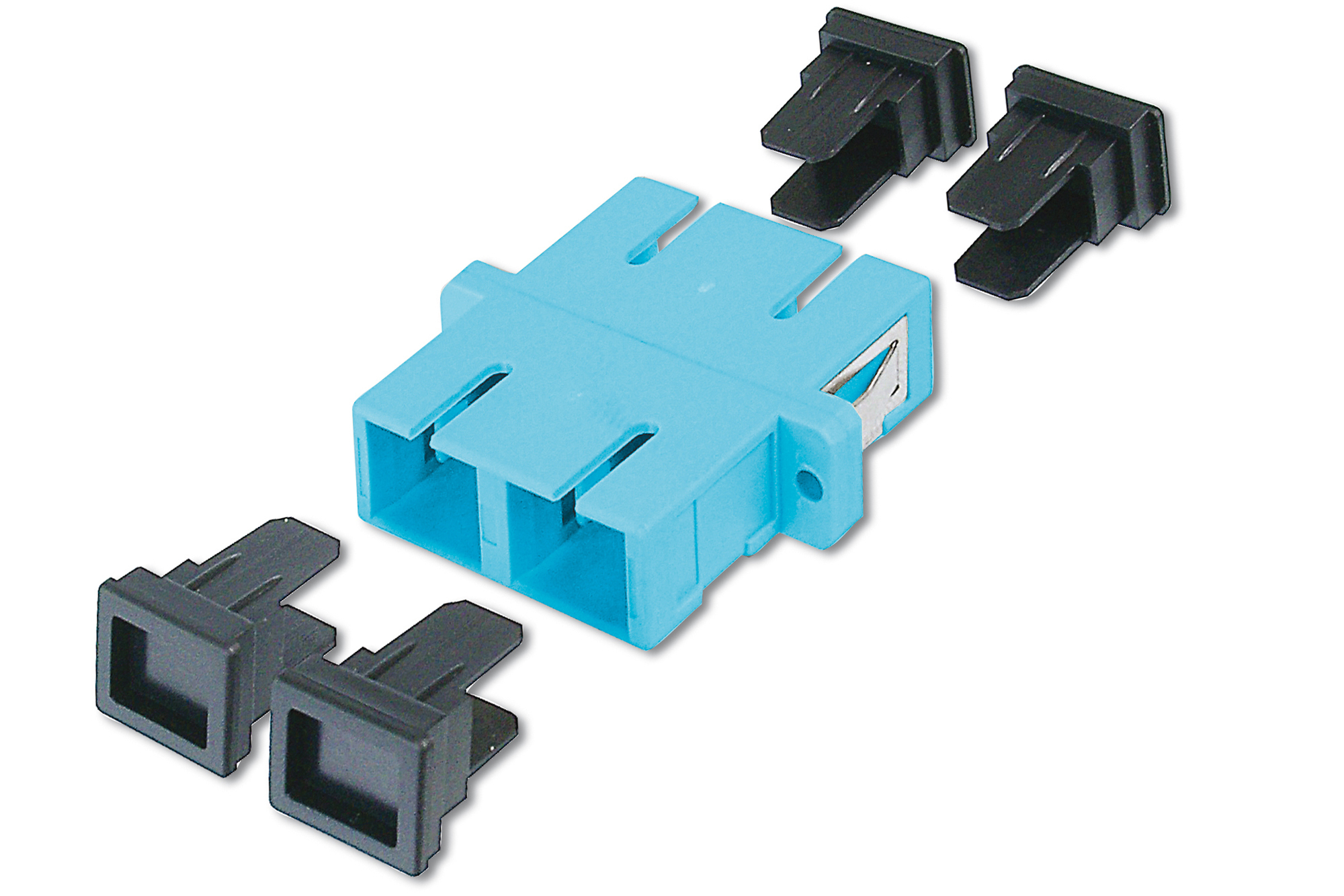 Fiber optic coupling, duplex, SC to SC, MM OM3