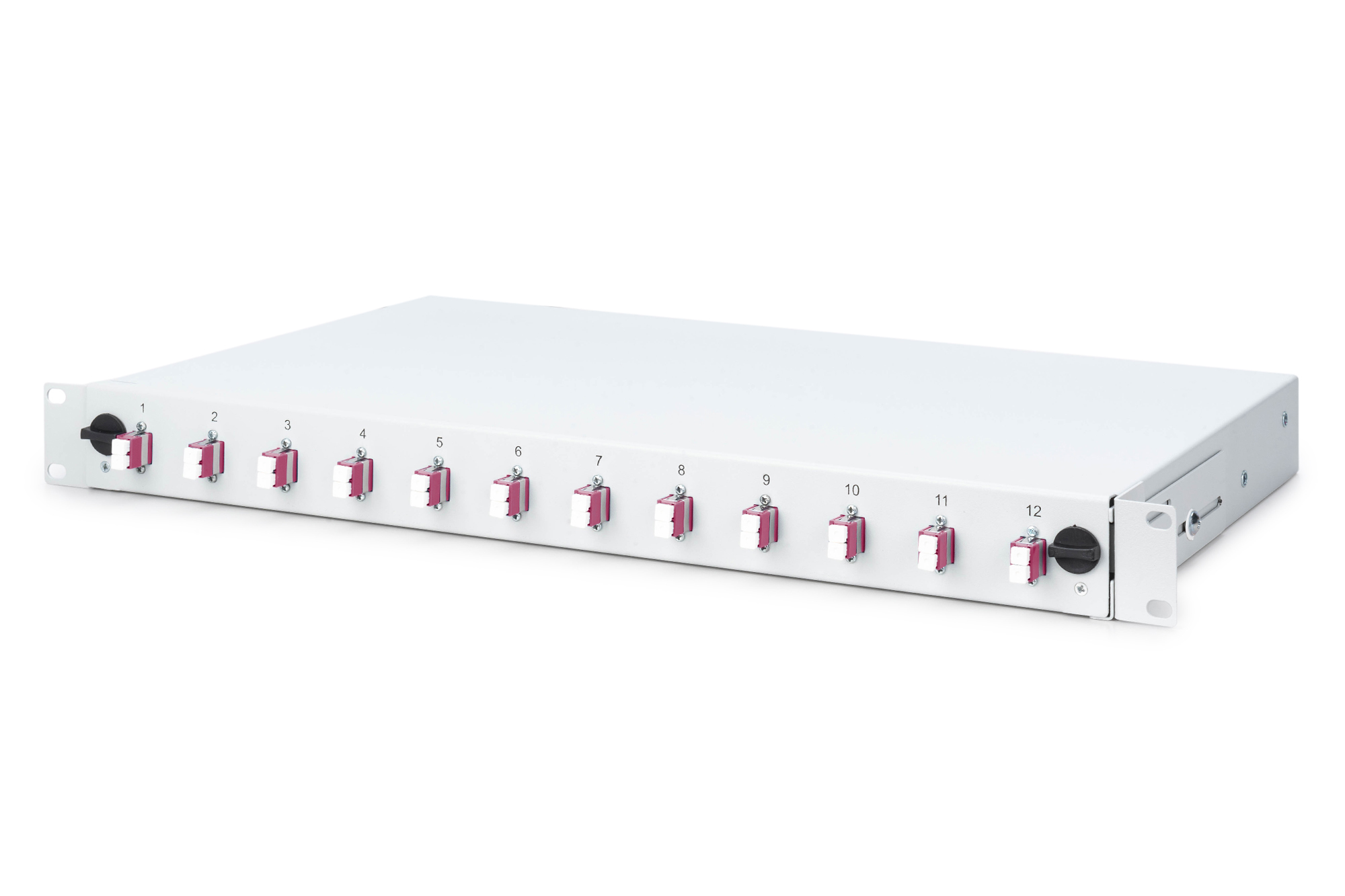 Digitus Fiber Optic Sliding Splice Box, 1U, Equipped, LC, OM4