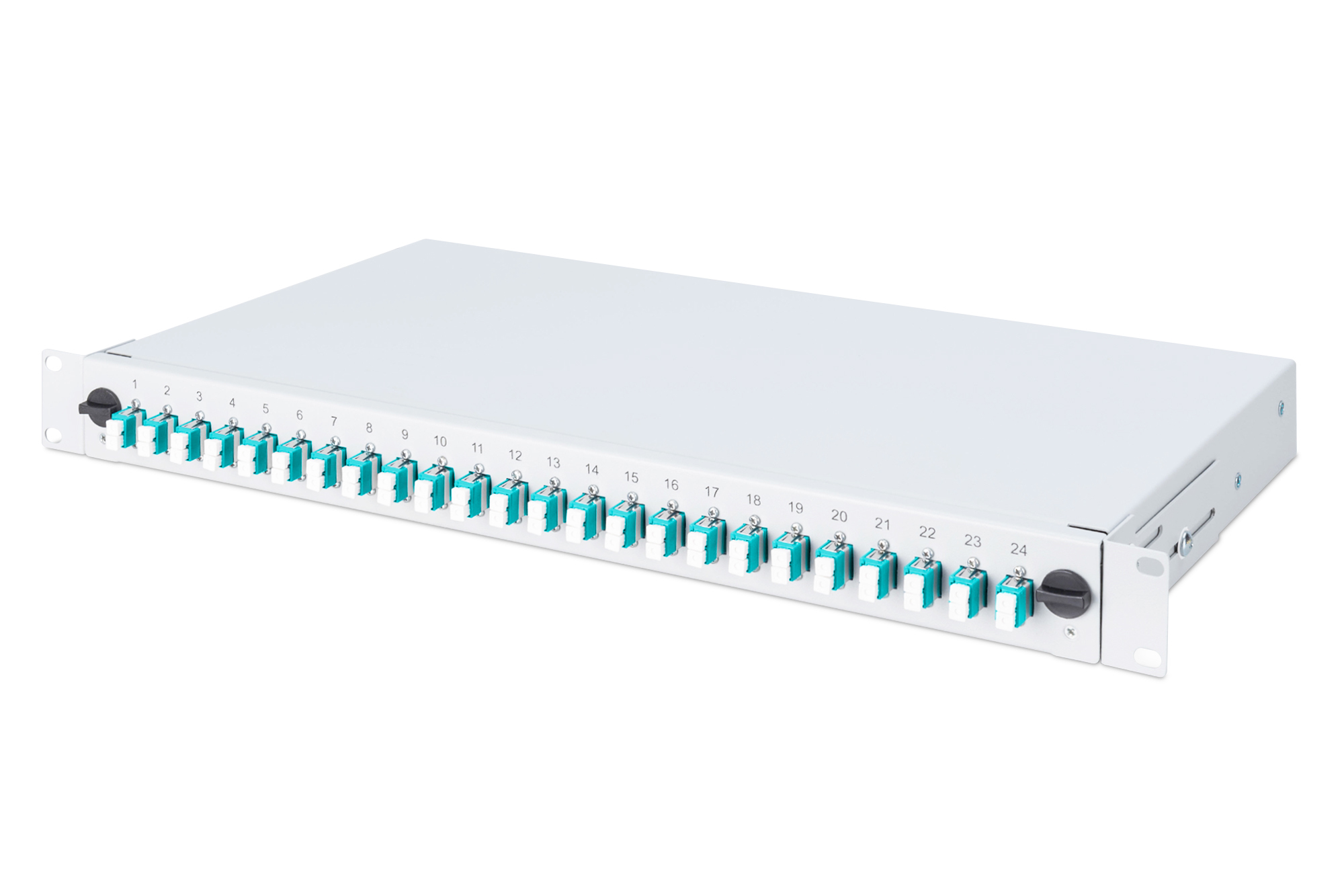 Fiber Optic Splice Box, Equipped, LC, OM3