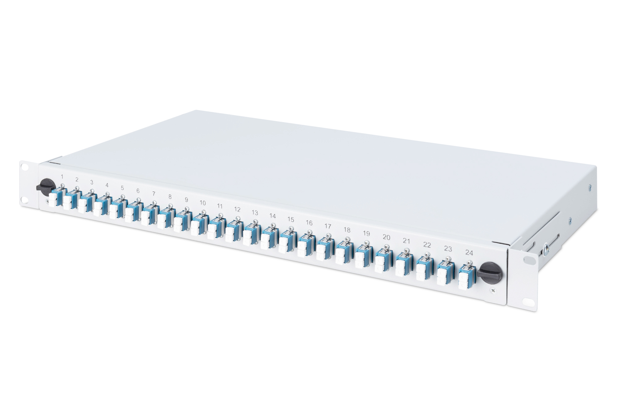 Digitus Fiber Optic Sliding Splice Box, 1U, Equipped, LC, OM4