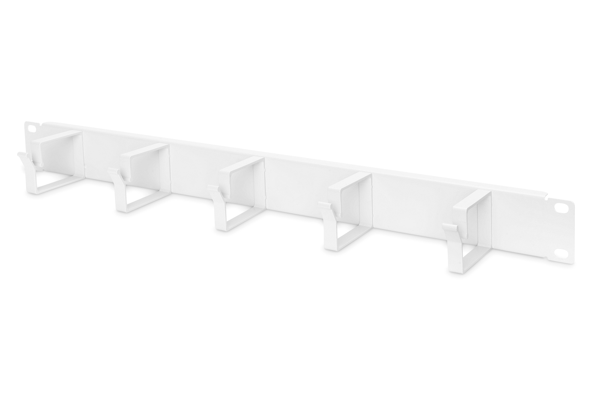 Cable routing panel with cable routing brackets for 483 mm (19") cabinets, 1U