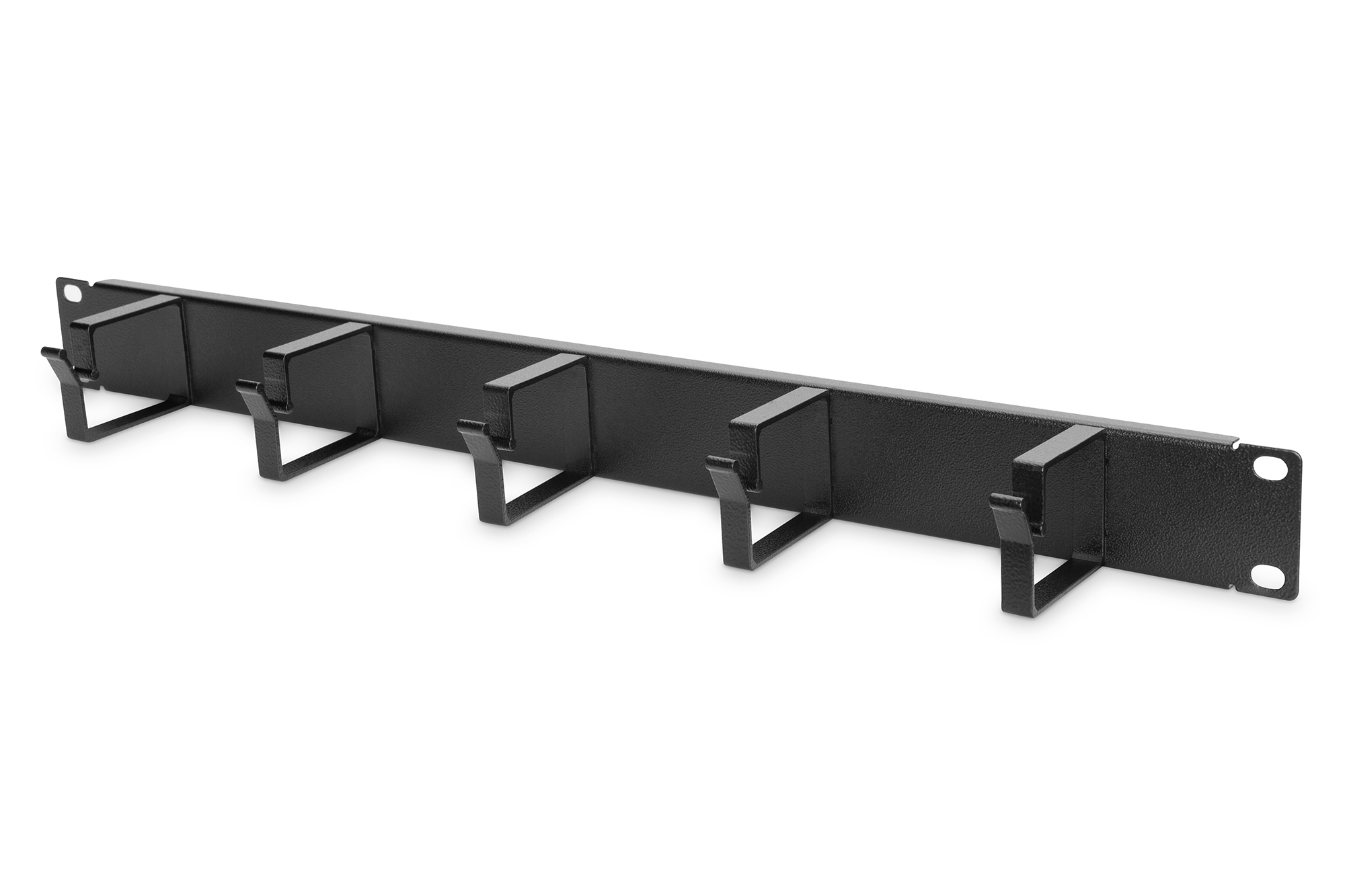 Cable routing panel with cable routing brackets for 483 mm (19") cabinets, 1U