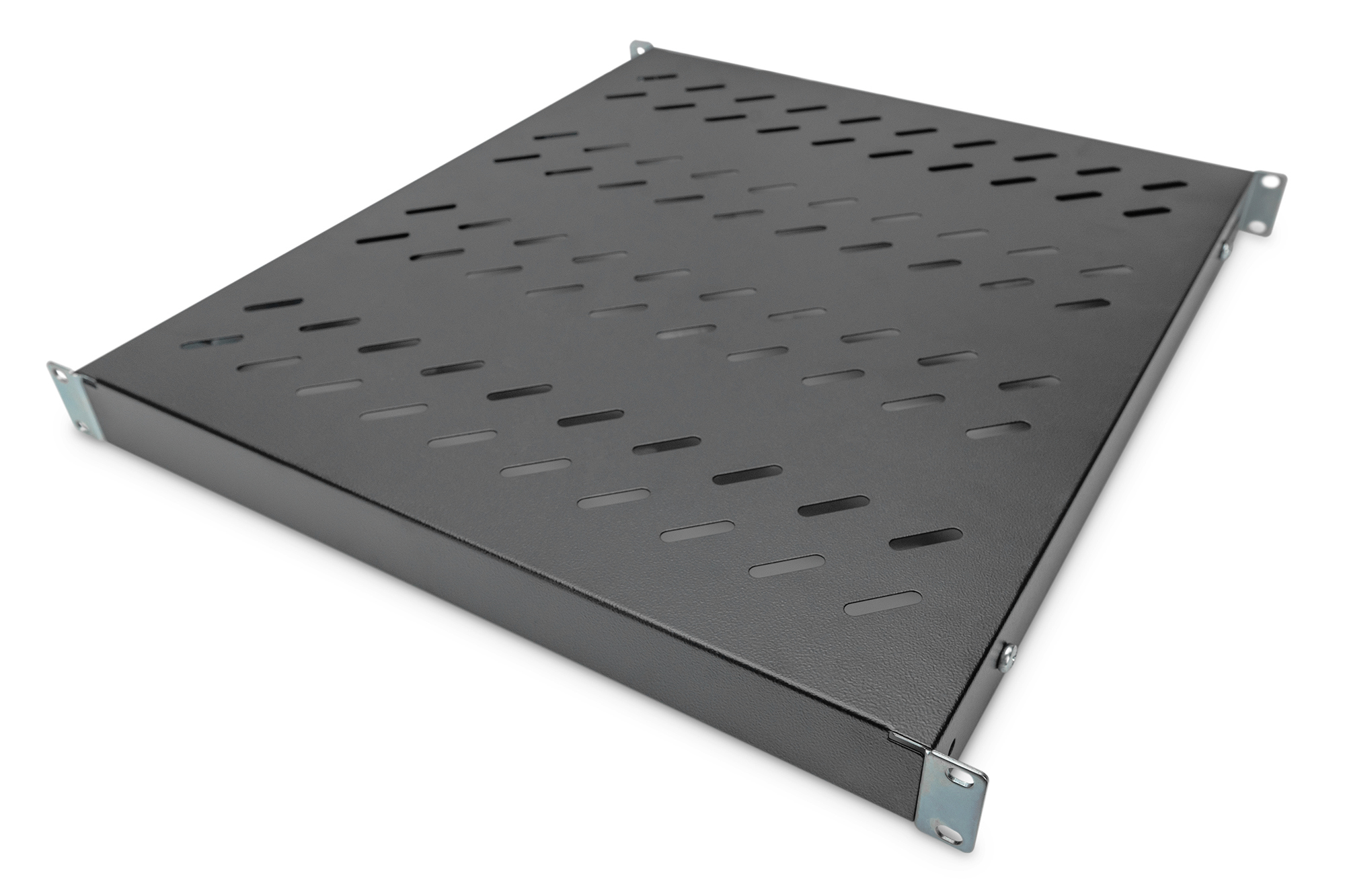 DIGITUS Fachboden 1HE 44x482x500-780mm Bis 50kg Black Vari