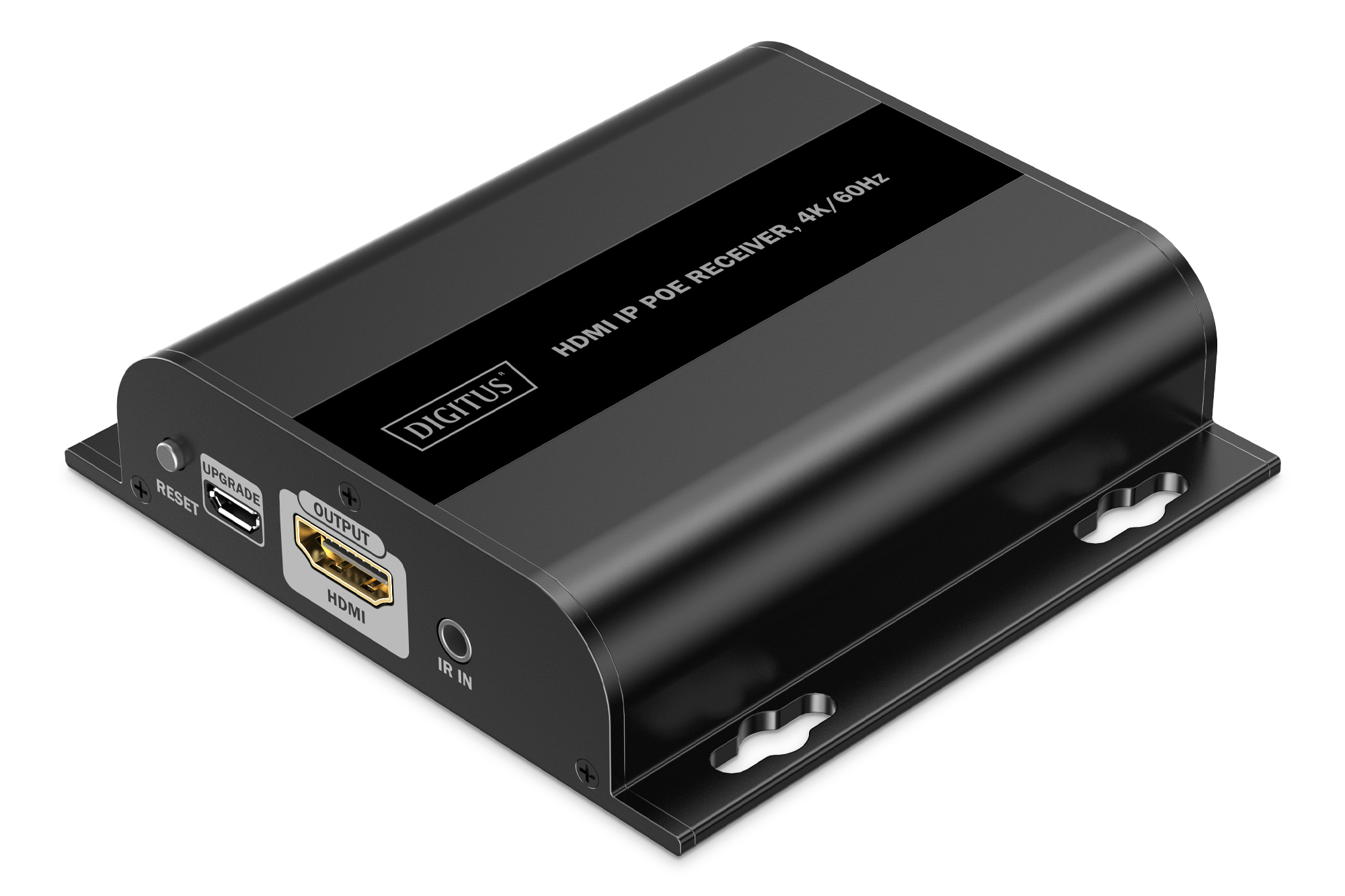 DIGITUS HDMI IP PoE Receiver 4K/60Hz Black